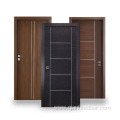 Puerta de madera exterior de puerta de madera maciza profesional